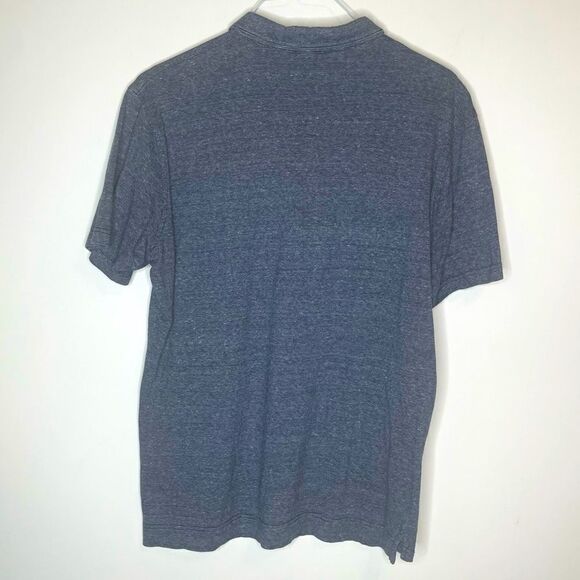 Peter Millar Atlantic Heather Blue Golf Polo in Size Large Linen-Cotton Blend - Picture 4 of 6